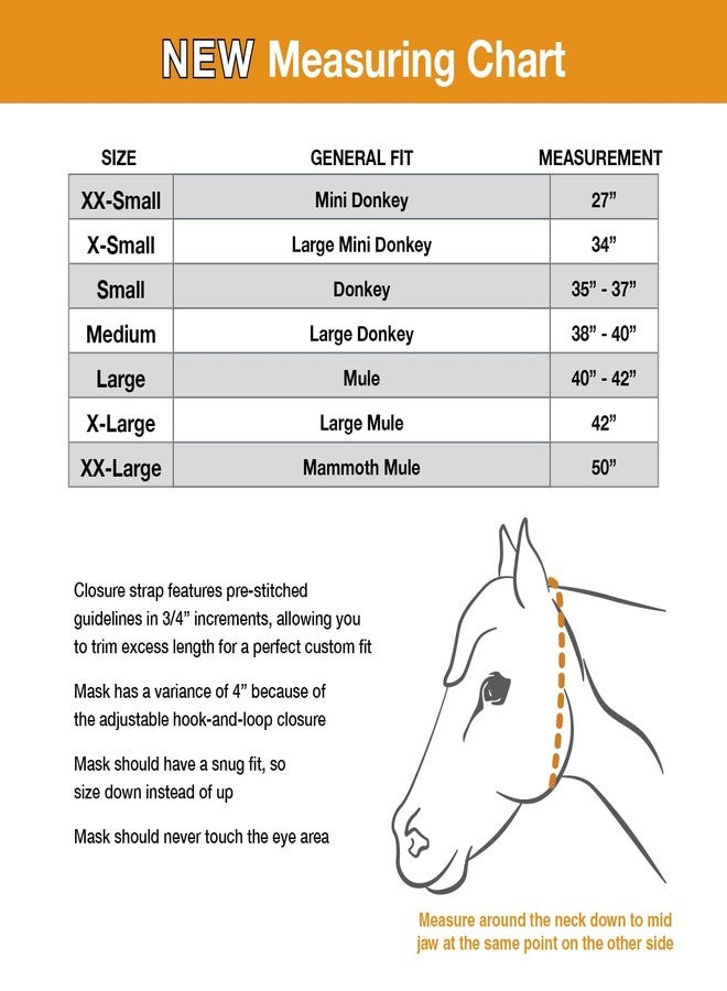 Cashel Crusader Mule Fly Mask, Standard with Ears (Grey, Mule Arabian) - Image 3